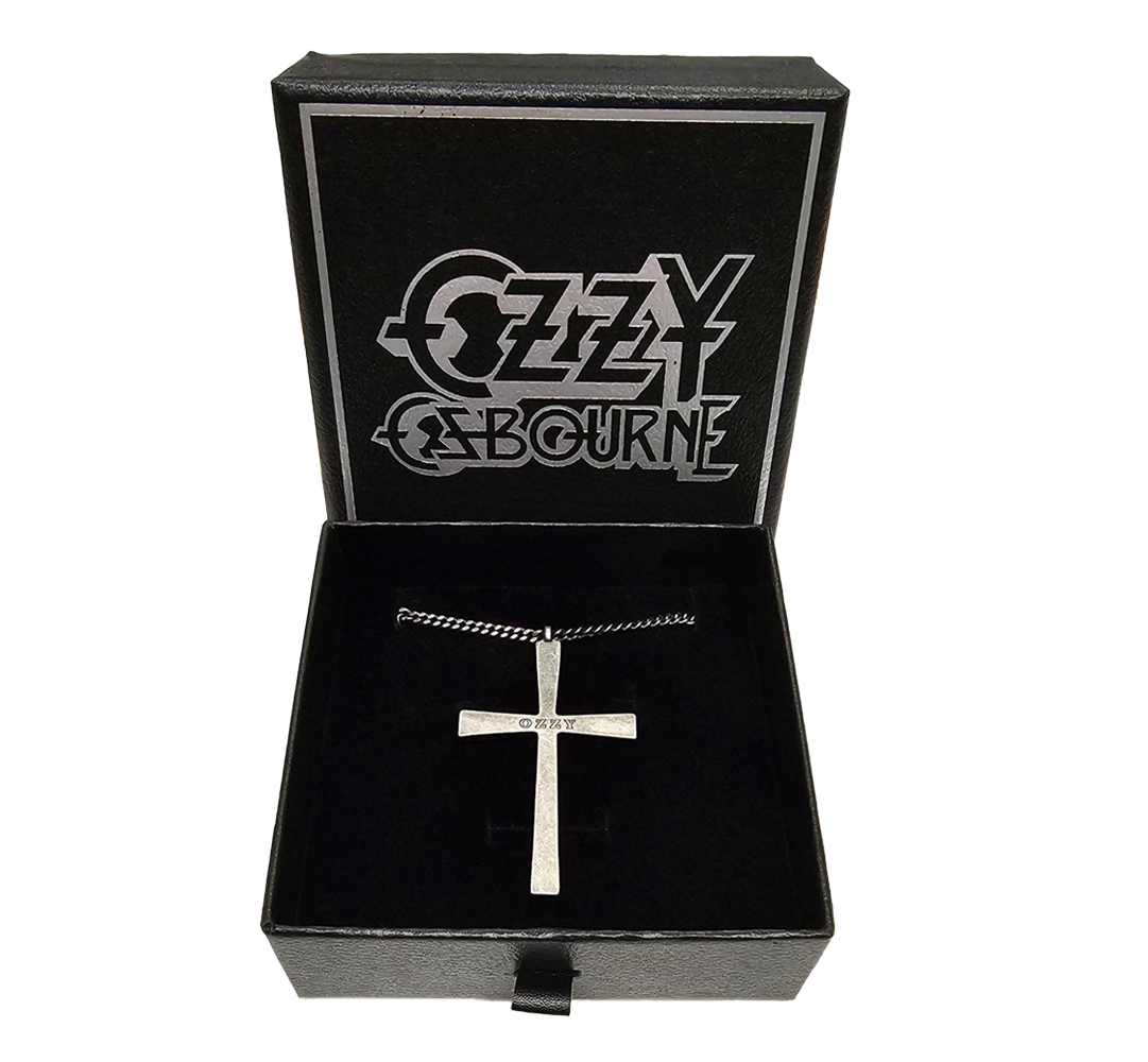 ozzy osbourne gold cross