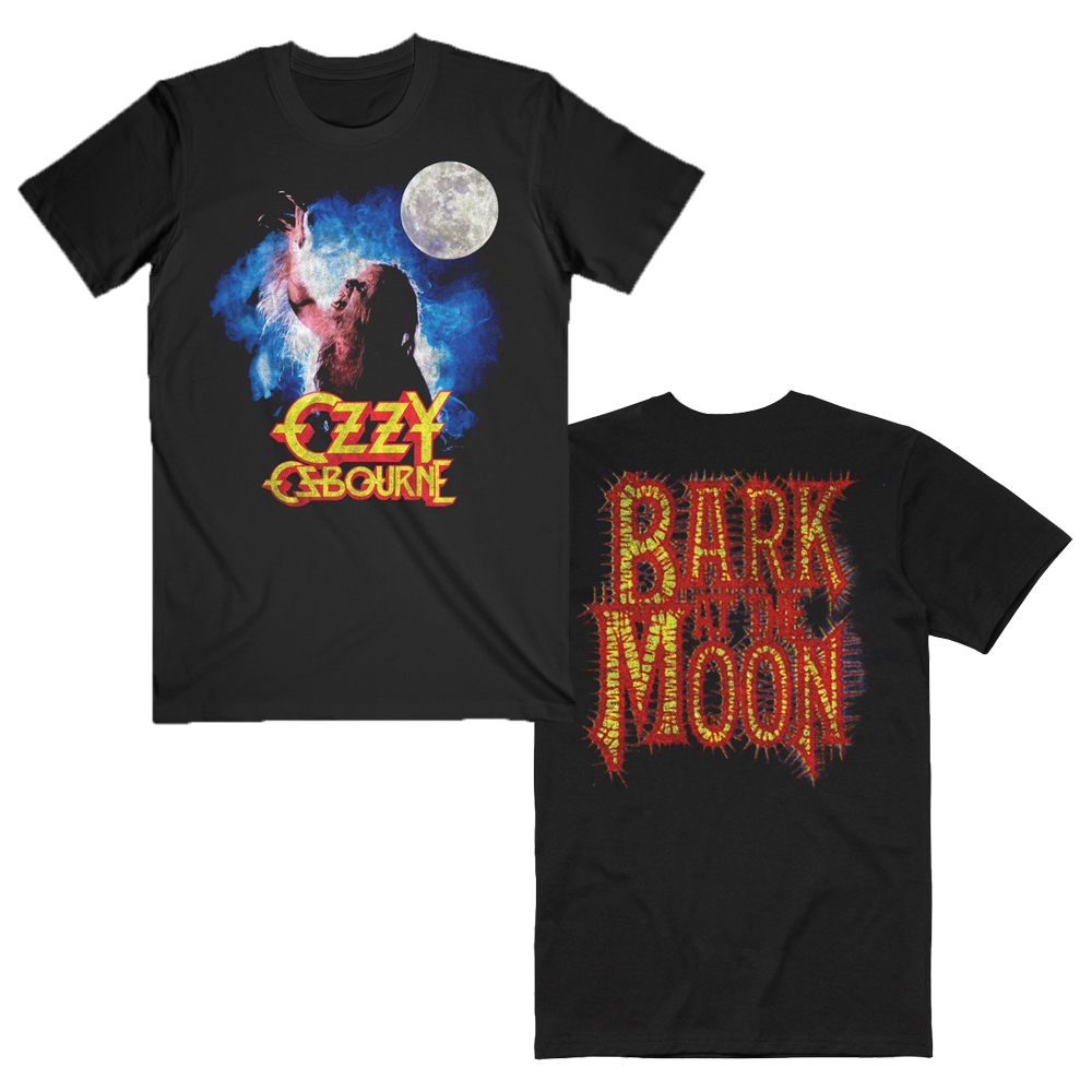 BARK AT THE MOON Blasted-tee ブルー