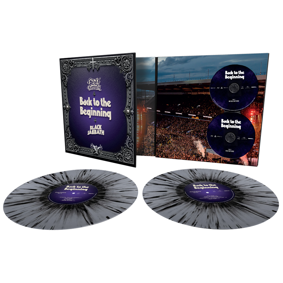 Timer Black Back Ozzy Osbourne & Black Sabbath ‘Back to the Beginning' Splatter LP + Bl