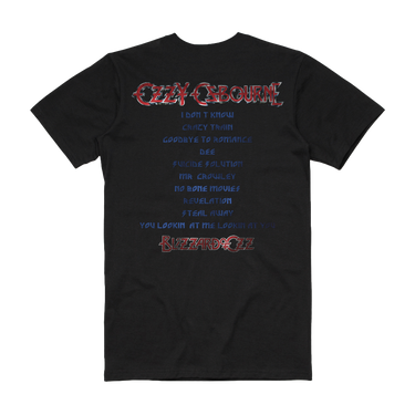 blizzard gear uk Blizzard of Ozz Tracklist Tee – Ozzy Osbourne