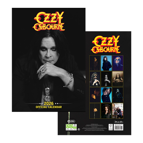 Ozzy Osbourne 2026 A3 Calendar