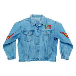 'No Rest For the Wicked' Denim Jacket